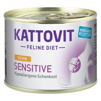 Kattovit Sensitive konzerva 185 g  - 12 x 185 g kura