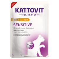 Kattovit Sensitive Paté 10 x 85 g - s kuracím