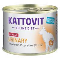 Kattovit Urinary konzerva 185 g - 12 x 185 g teľacie mäso