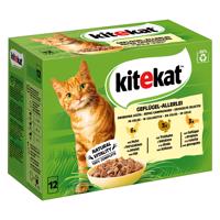 Kitekat kapsičky 48 x 85 g - hydinový mix v želé