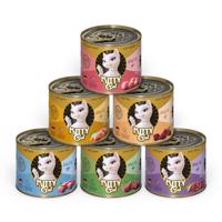 Kitty Cat Adult Pate 6 x 200 g - Mix I (6 druhov)