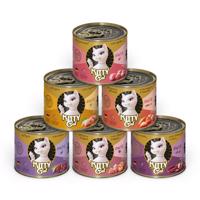 Kitty Cat Adult Pate 6 x 200 g - Mix II (6 druhov)