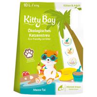 KittyBay Meow Tai hnedý maniok - Výhodné balenie: 3 x 10 l (18 kg)