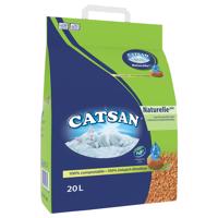 Kočkolit Catsan Naturelle Plus - 2 x 20 l