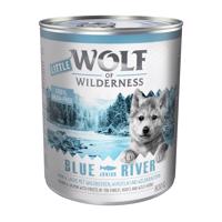 Little Wolf of Wilderness 6 x 800 g - Blue River Junior - kura a losos