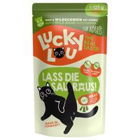 Lucky Lou Adult 16 x 125 g - hovädzie a diviak