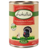 Lukullus Adult 6 x 400 g - mix (3 druhy)