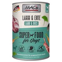 MAC's Adult Superfood 6 x 400 g - jahňacie & kačacie