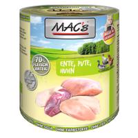 MAC´s Cat 12 x 800 g - Kačacie, morčacie a kuracie