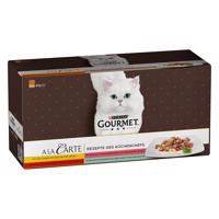 Megabalenie Purina GOURMET A la Carte 60 x 85g  - výber šéfkuchára: kuracie, hovädzie, pstruh, treska