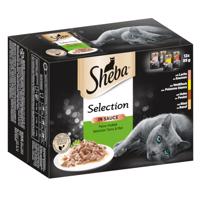 Megabalenie Sheba variácie kapsičiek 24 x 85 g - Selection v omáčke Lahodný výber