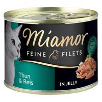 Miamor Feine Filets 6 x 185 g - Tuniak & Ryža v želé