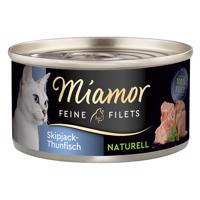 Miamor Feine Filets Naturelle 6 x 80 g - Skipjack - tuniak