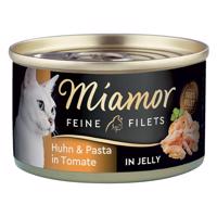 Miamor Feine Filets v želé 1 x 100 g - kuracie a cestoviny