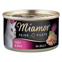 Miamor Feine Filets v želé 1 x 100 g - kuracie a ryža