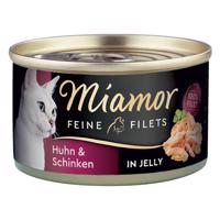 Miamor Feine Filets v želé 1 x 100 g - kuracie a šunka