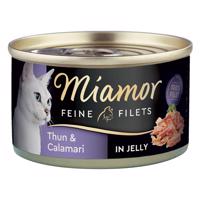 Miamor Feine Filets v želé 1 x 100 g - tuniak a kalamáre