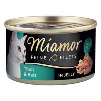 Miamor Feine Filets v želé 1 x 100 g - tuniak a ryža