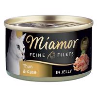 Miamor Feine Filets v želé 1 x 100 g - tuniak a syr