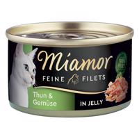 Miamor Feine Filets v želé 1 x 100 g - tuniak a zelenina