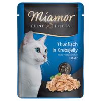 Miamor Feine Filets v želé 24 x 100 g - tuniak v krabom želé