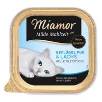 Miamor Milde Mahlzeit 24 x 100 g - kura & losos