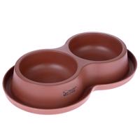 Modern Living dvojitá miska Fujian - 2 x 550 ml, D 36 x Š 21 x V 6 cm