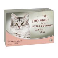 My Star kúsky v omáčke Gourmet konzerva 12 x 85 g - teľacie s mrkvou 12 x 85 g