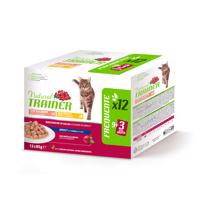 Natural Trainer Adult  - 12 x 85 g zmiešané balenie: kuracie a losos