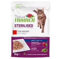 Natural Trainer Adult Sterilised  - 12 x 85 g hovädzie