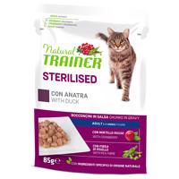 Natural Trainer Adult Sterilised  - 12 x 85 g losos