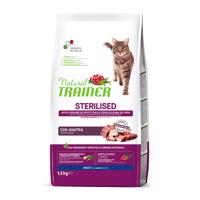 Natural Trainer Cat Sterilised s kačacím - 1,5 kg