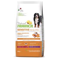 Natural Trainer Sensitive No Gluten Medium/Maxi Mature s lososom - 12 kg