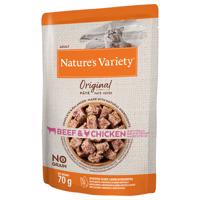 Nature´s variety kapsičky, 38 + 10 / 36 + 8 zdarma - hovädzie a kuracie (48 x 70 g)