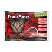 Pawsome Adult Cat 4 x 85 g - hovädzie