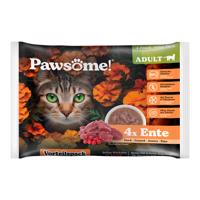 Pawsome Adult Cat 4 x 85 g - kačacie