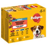 Pedigree Adult kapsičky - výhodné balenie: zmiešaný výber v želé (4 druhy) 24 x 100 g