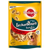 Pedigree Leckerbissen žuvacie maškrty - výhodné balenie: 6 x 155 g hovädzie a hydinové