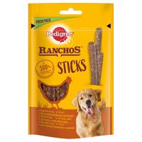 Pedigree Ranchos Sticks - výhodné balenie: 3 x 60 g kuracia pečeň