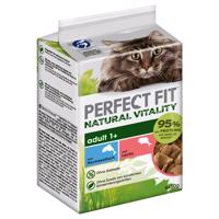 Perfect Fit Natural Vitality Adult 1+ - morské ryby a losos (36 x 50 g)