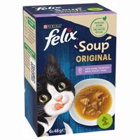 Polievky Felix Soup 36 x 48 g - 30 + 6 zdarma - miešaný výber