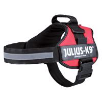 Postroj JULIUS-K9® Power, červený - veľ. 0: 58 - 76 cm obvod hrudníka