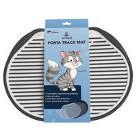 Predložka pred toaletu Soft Touch Track Mat - strieborná