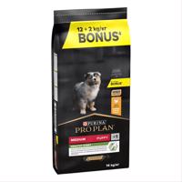 Pro Plan,  12 + 2 kg  / 14 kg + 2,5 kg zdarma! - Medium Puppy OptiStart (12+2 kg)