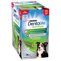 Purina Dentalife Active Fresh Daily Dental Snacks pre stredne veľké psy - 24 kusov