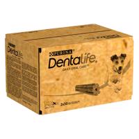 PURINA Dentalife Snacky pre starostlivosť o zuby pre malých psov (7-12 kg) - 60 tyčiniek (20 x 49 g)