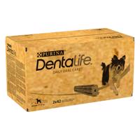 Purina Dentalife Snacky pre starostlivosť o zuby pre stredne veľkých psov (12-25 kg) - 2 x 84 tyčiniek (56 x 69 g)