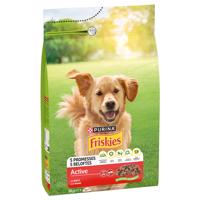 Purina Friskies Adult Dog Active hovädzie - výhodné balenie: 3 x 3 kg