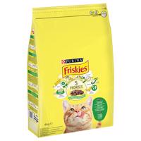 PURINA Friskies Cat s králičím, kuracím a zeleninou - 4 kg