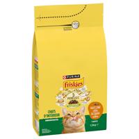 PURINA FRISKIES Indoor Cat s kuracím, morčacím a zeleninou - 1,5 kg